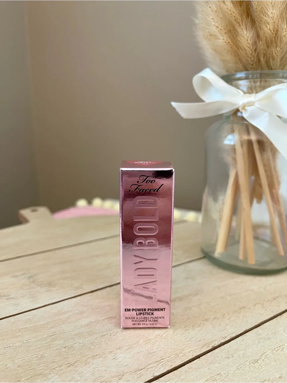 Too Faced Lady Bold Em-Power Pigment Lipstick – Multiple – New & BNIB